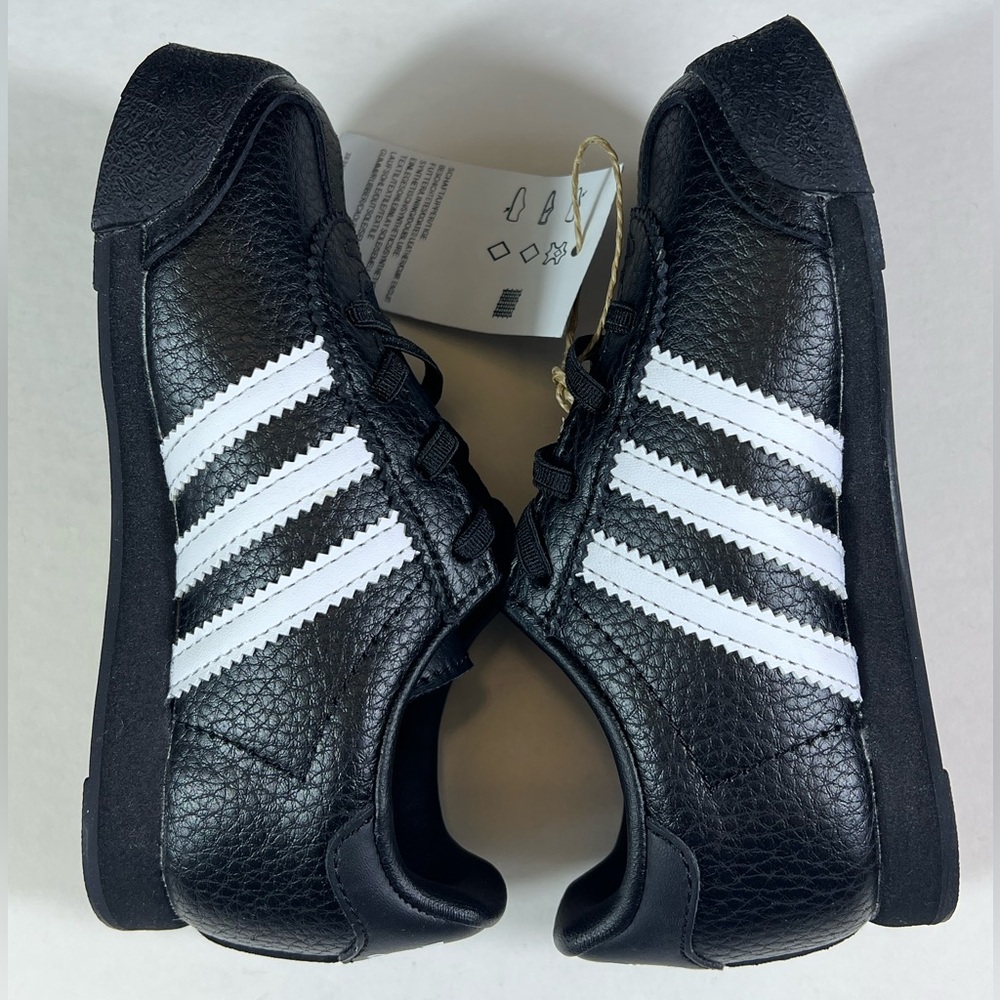 🆕Adidas Kids Samoa sneakers in Black & White – Size 8K New in Box + Extra Laces - Picture 6 of 15